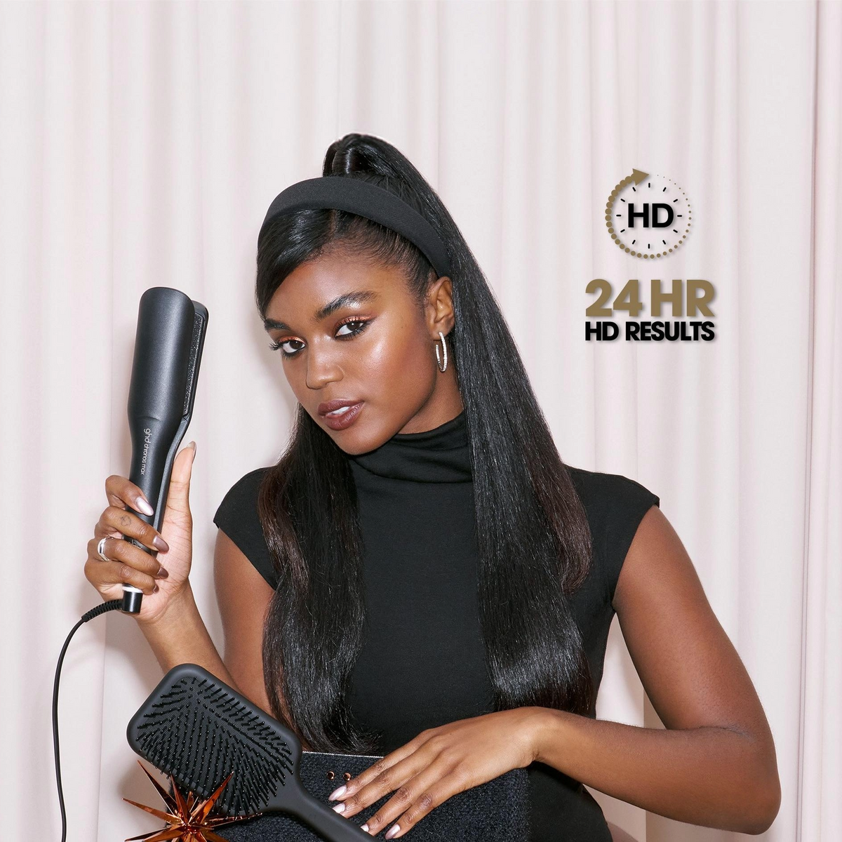 GHD Chronos Max Hair Straightner Festive Gift Set