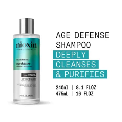 Nioxin Age Defense Shampoo for Ageing Hair 240ml