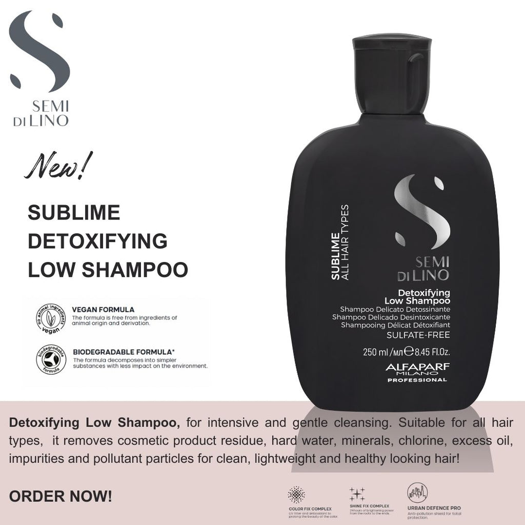 Alfaparf Semi Di Lino Sublime Clarify Detox Low Shampoo 250ml
