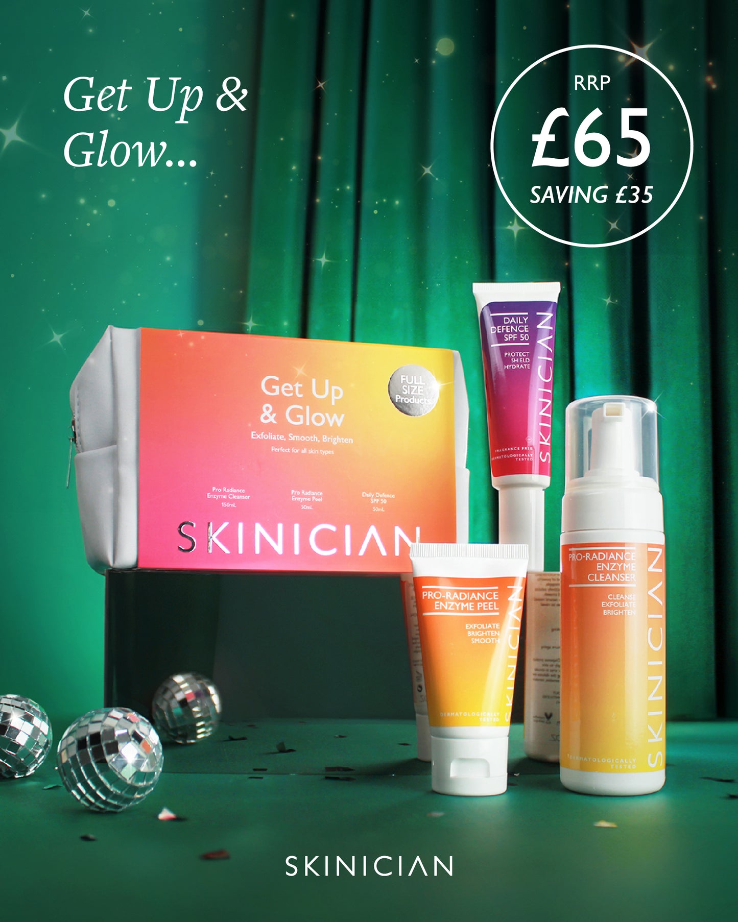 Skinician Get Up & Glow Gift Set