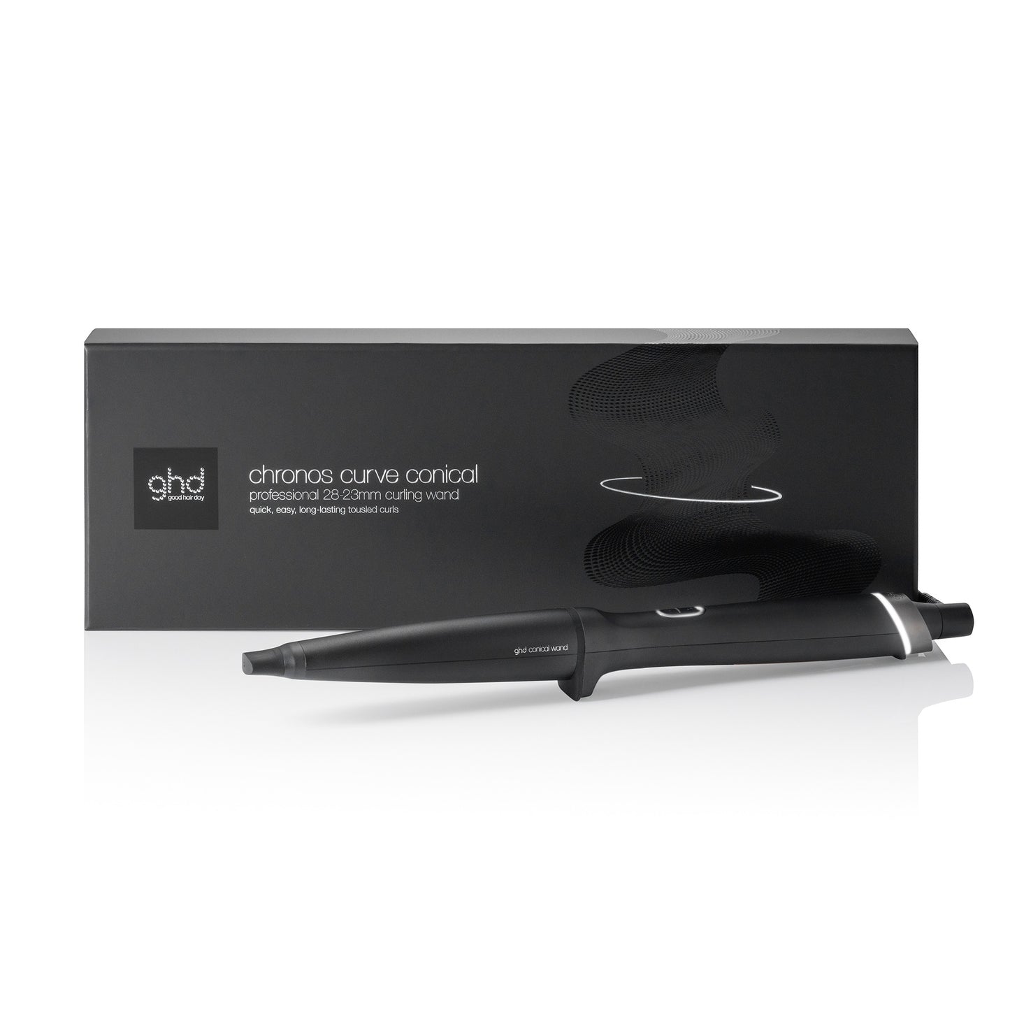NEW GHD CHRONOS CURVE CONICAL WAND (28-23MM BARREL) FOR BEACH CURLS