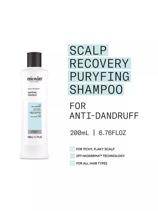 Nioxin Scalp Recovery Purifying Shampoo for Anti-Dandruff 200ml