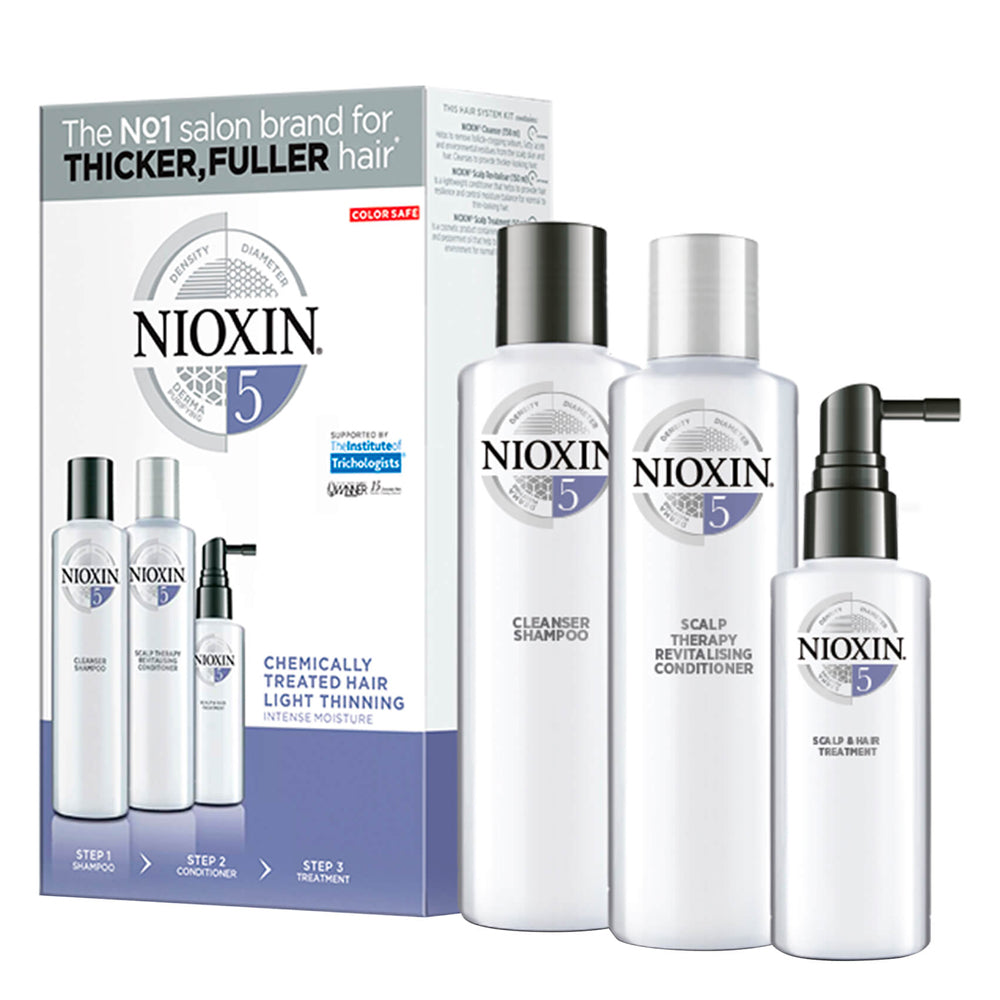 Nioxin 5 chemically treated hair light thinning intense moisture - 150ml