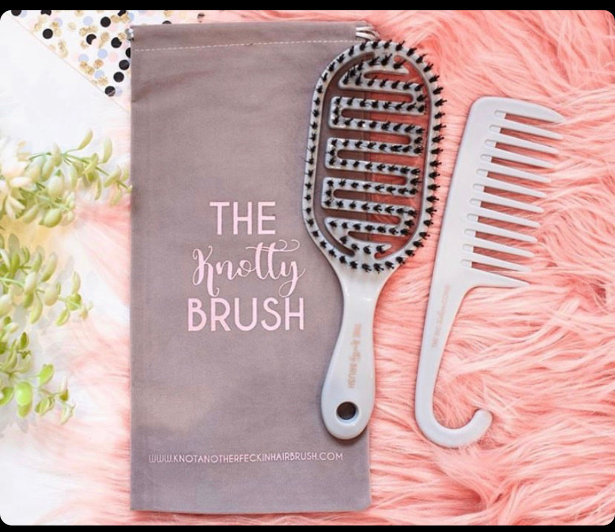 The knotty Brush And Comb